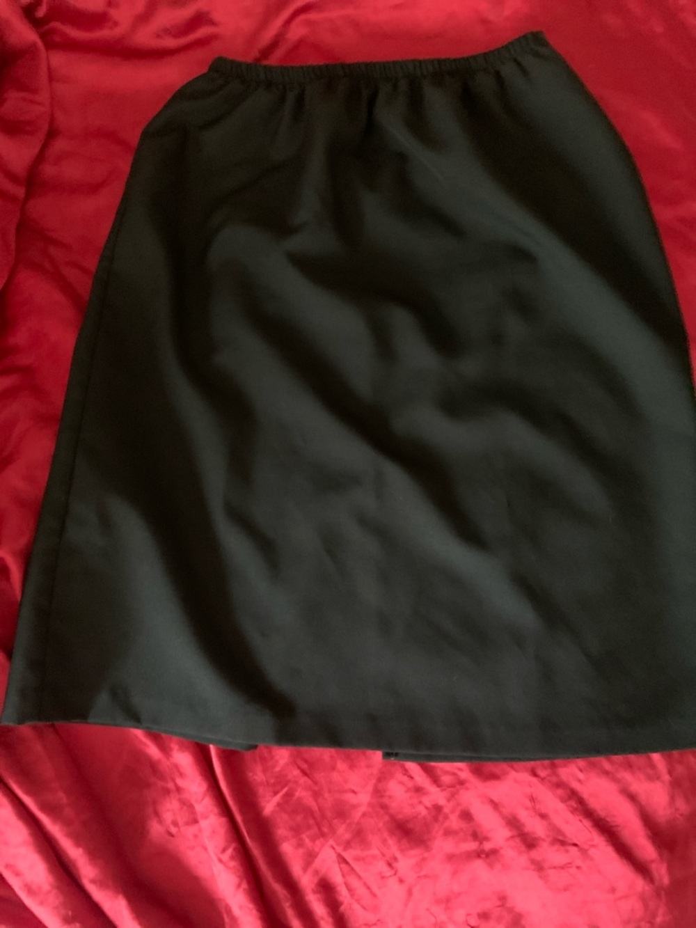 Classic Black Women's A-Line Skirt